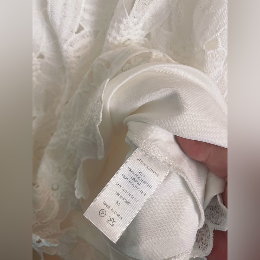 Astr the label white bodycon lace Dress M - Picture 4 of 8